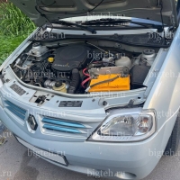 Замена аккумулятора на Renault Logan I бензин 1.6 (87/102 л.с.) 2004-2009