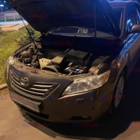 Замена аккумулятора на Toyota Camry VI (2009-2011)
