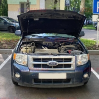 Замена аккумулятора на Ford Escape II (2007-2012)