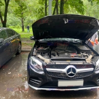 Замена аккумулятора на Mercedes-Benz GLC300 (X253) бензин 2.0 2015 - 2019