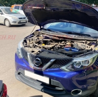 Замена аккумулятора на Nissan Qashqai II (J11) (2013-2019)
