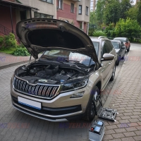 Замена аккумулятора на Škoda Kodiaq бензин 2.0 (180 л.с.) 2016-2020