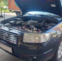 Замена аккумулятора на Subaru Forester II Рестайлинг бензин 2.0 (140/158/220 л.с.) 2005-2008