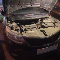 Замена аккумулятора на Kia Rio III 2014г