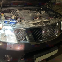 Замена аккумулятора на Nissan Pathfinder R51 diesel 2.5 (190 л.с.) рестайлинг 2010-2014