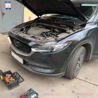 Замена аккумулятора на Mazda CX-5 2017г