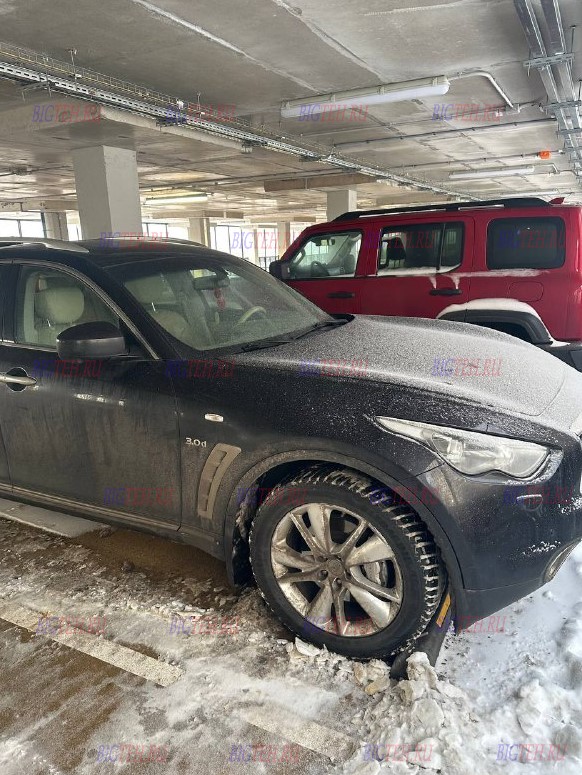 Установка АКБ на Инфинити QX70 дизель 3.0 (238 л.с.) 2013-2017