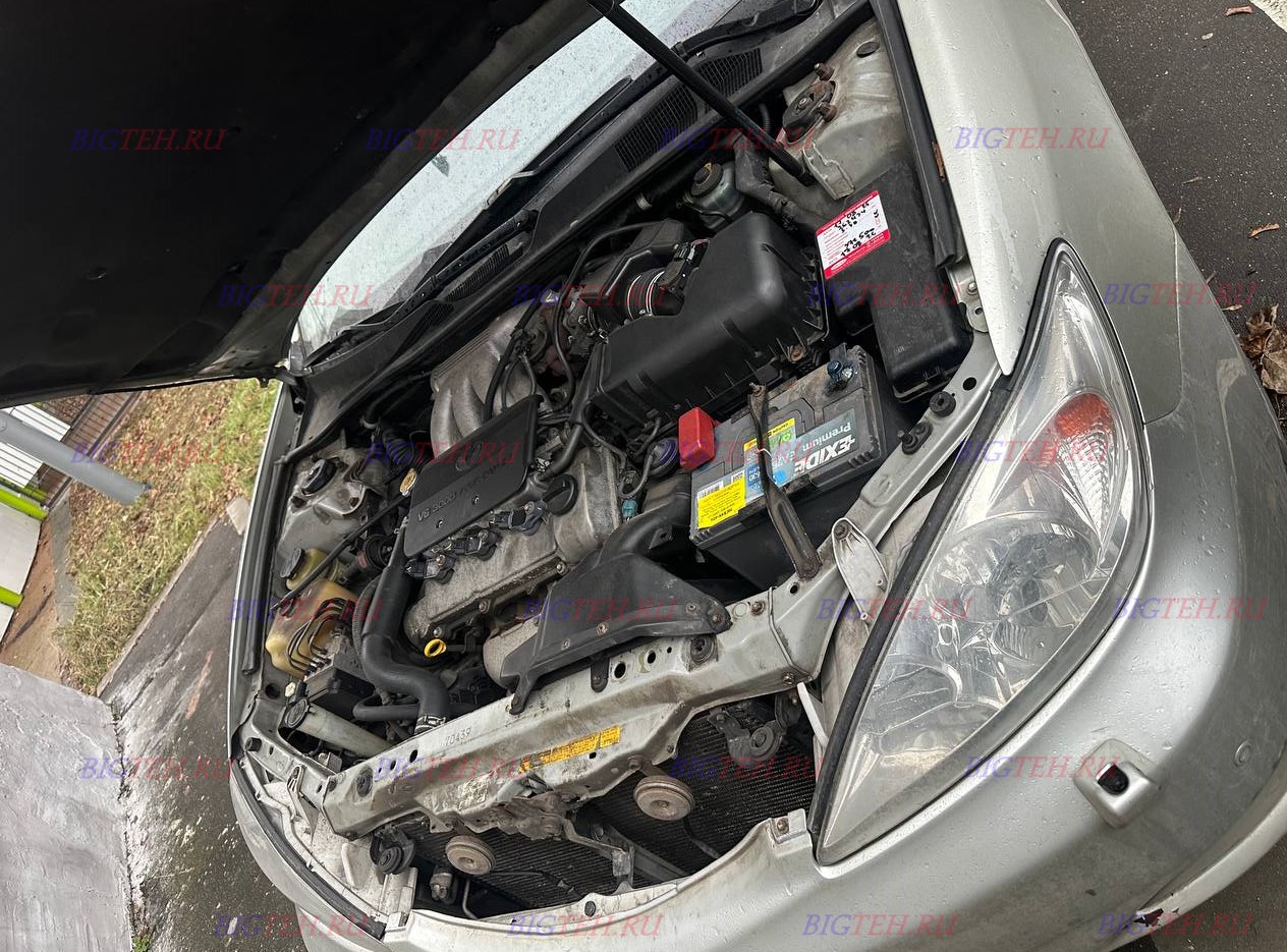 Под капотом. Замена аккумулятора на Toyota Camry 5 (2001-2006) Под капотом. Замена аккумулятора на Toyota Camry 5 (2001-2006)
