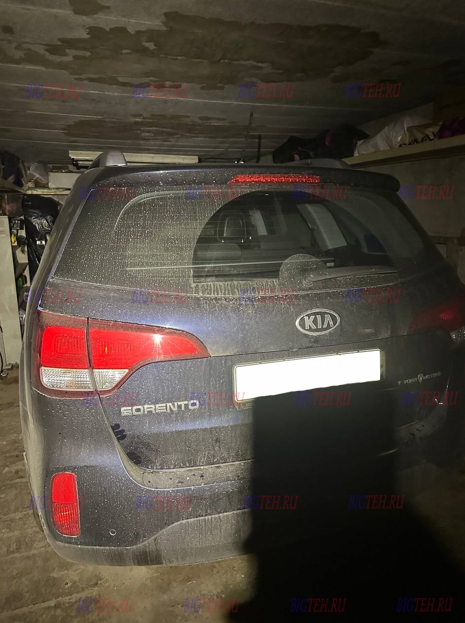 Установка АКБ KIA Sorento (XM) бензин 2.4 (175 л.с.) рестайлинг 2012-2020
