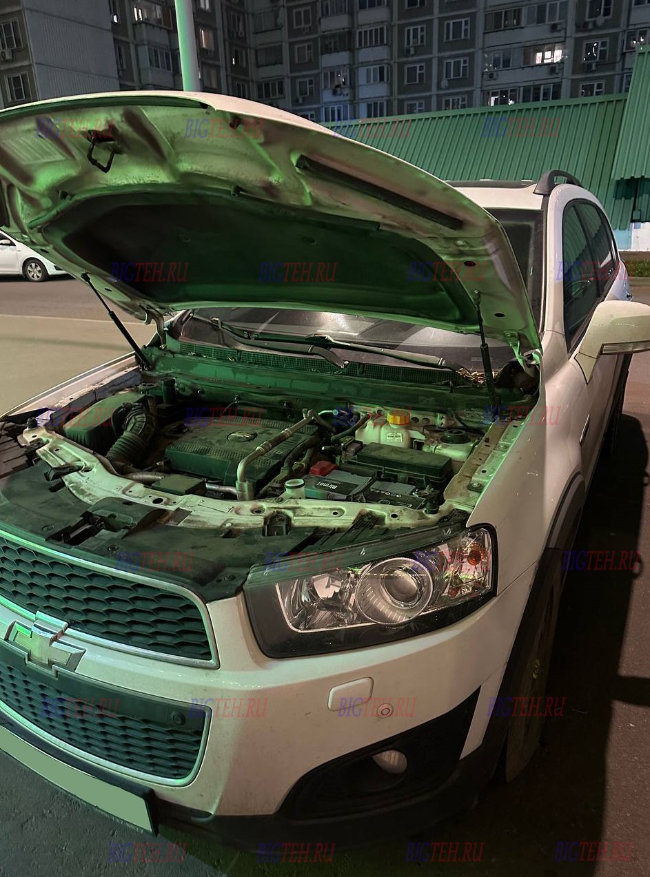 Под капотом. Замена аккумулятора на Chevrolet Captiva I diesel 2.2 (184 л.с.) Рестайлинг 2011-2013