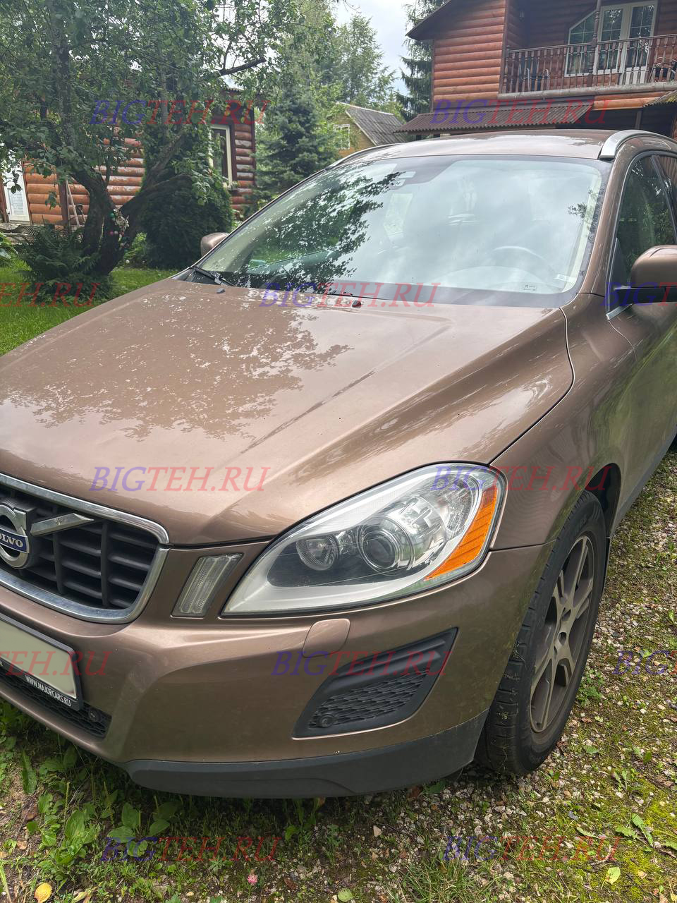 Вид спереди. Замена аккумулятора на Volvo XC60 I дизель 2.4 (163/175/185/205/215 л.с.) 2008-2013