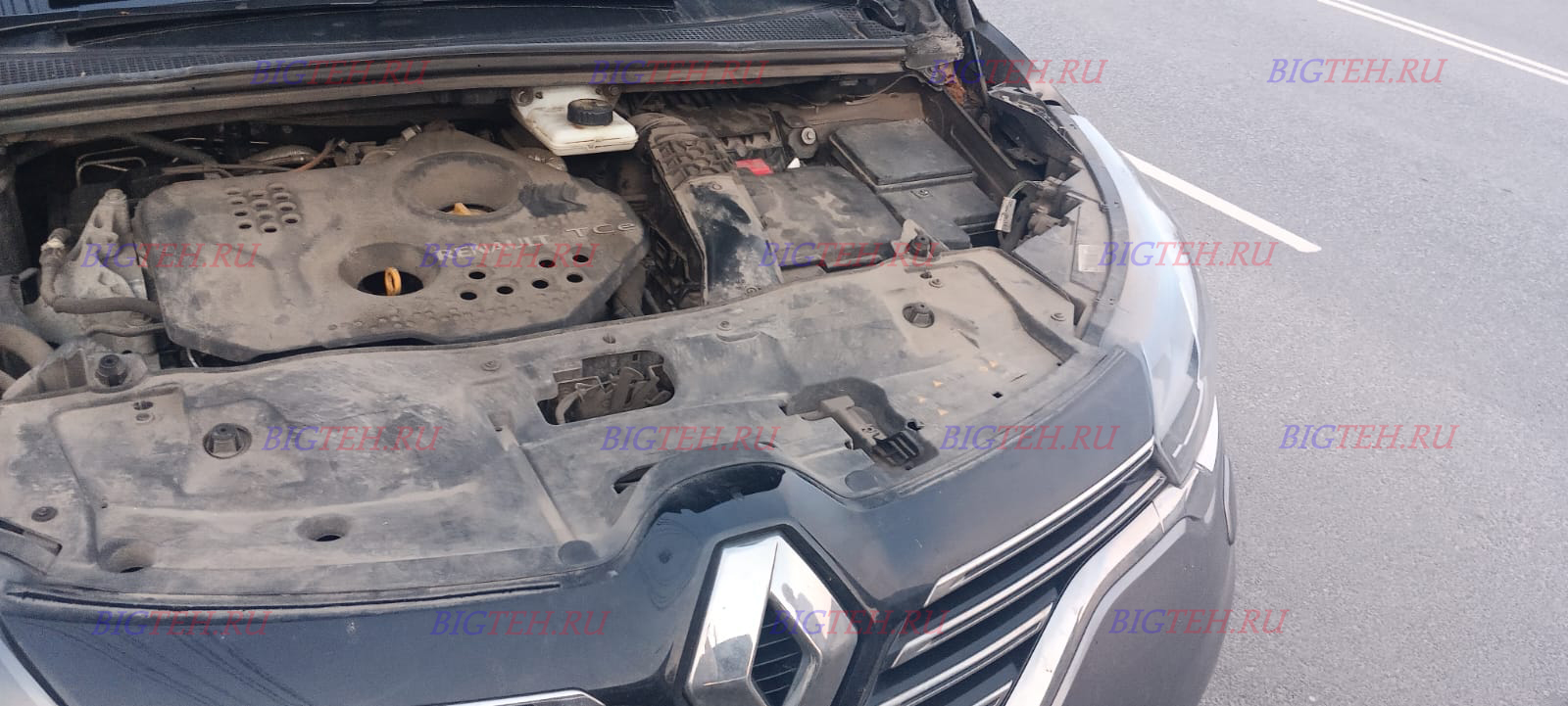 Под капотом. Замена аккумулятора на Renault Espace V (2015-2019)