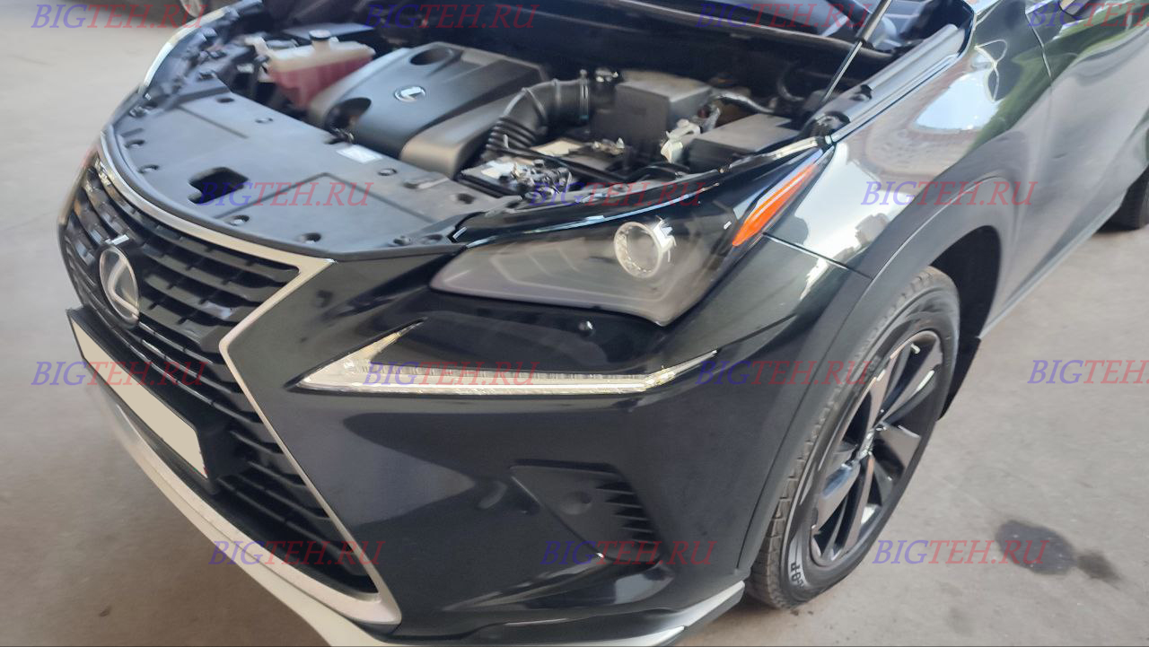 Под капотом. Замена аккумулятора на Lexus NX I Рестайлинг 2018