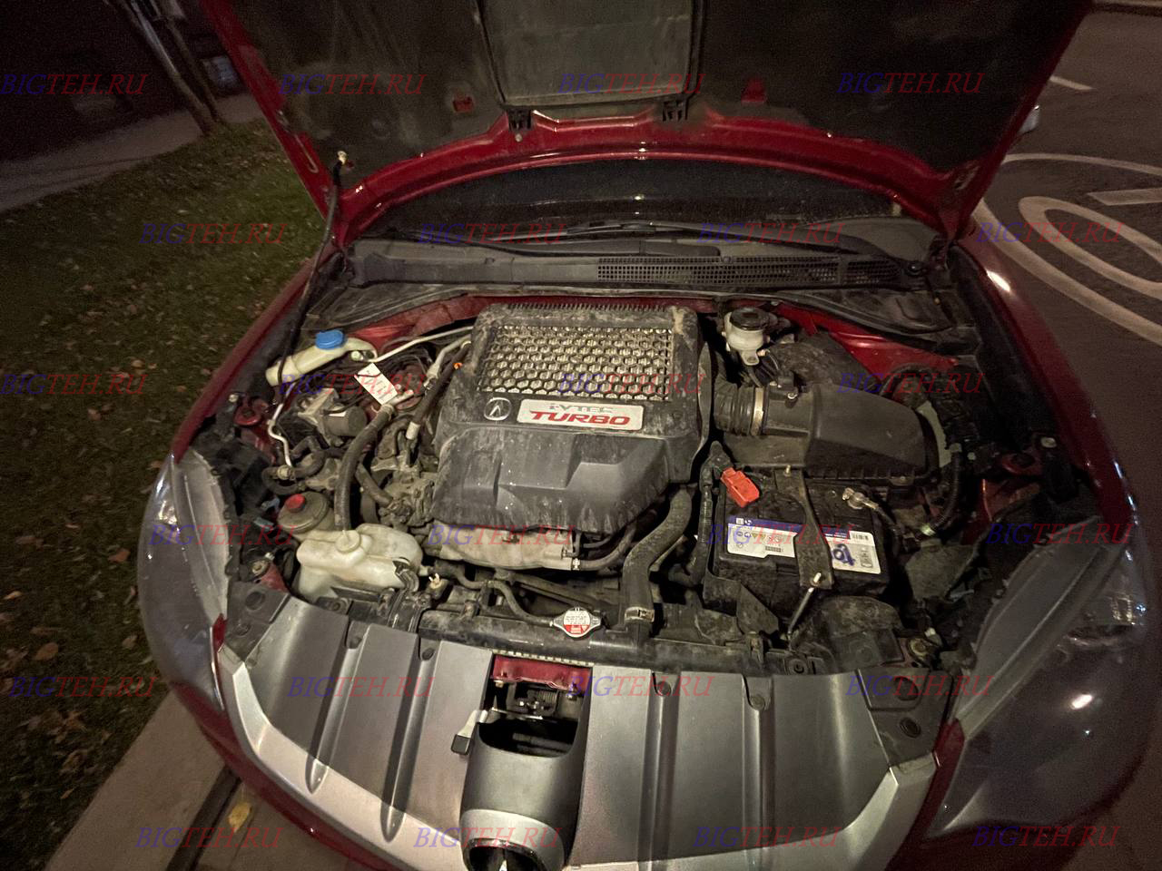 Под капотом. Замена аккумулятора на Acura MDX II бензин 3.7 (300 л.с.) Рестайлинг 2010-2013