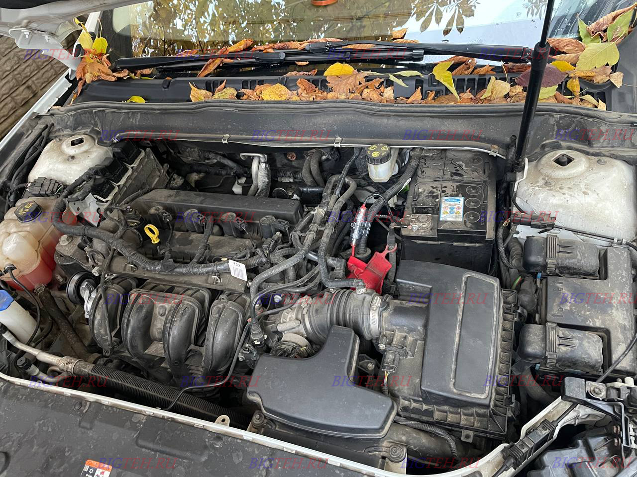 Под капотом. Замена аккумулятора на Ford Mondeo V бензин 2.0 (187/199/203/240 л.с.) 2014-2019