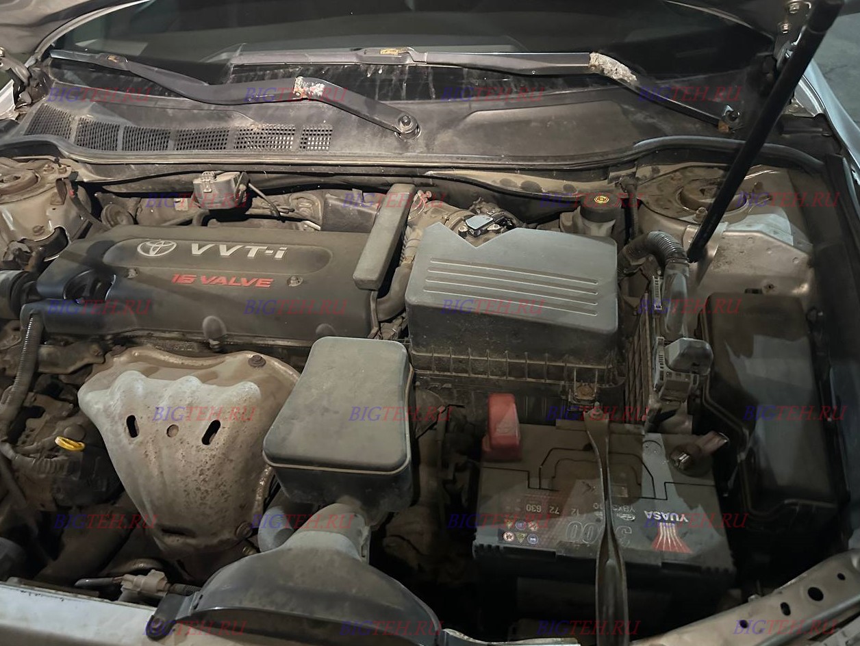 Старый акб. Замена аккумулятора на Toyota Camry VI бензин 2.0 (145 л.с.) 2009-2011 Старый акб. Замена аккумулятора на Toyota Camry VI бензин 2.0 (145 л.с.) 2009-2011