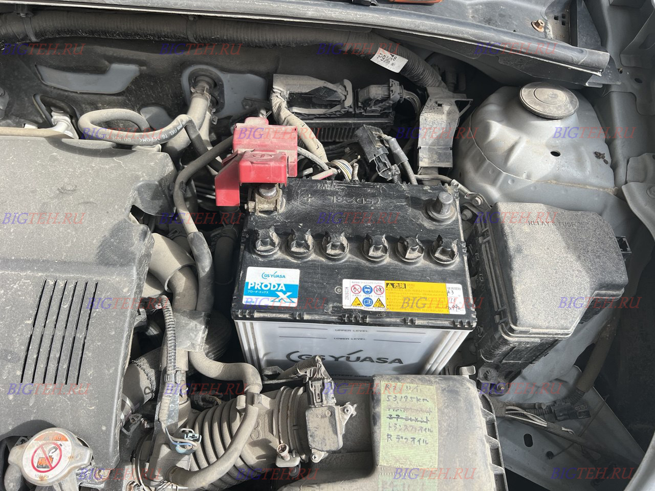 Штатный акб. Замена аккумулятора на Toyota Probox Рестайлинг бензин 1.5 (103/109 л.с.) 2014-2020