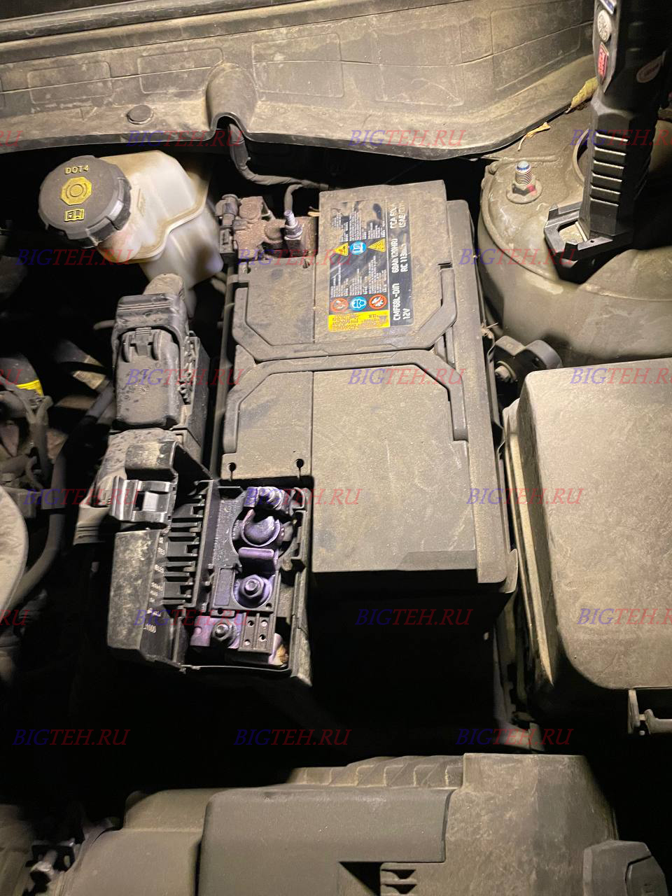 CMF68L-DIN. Замена аккумулятора на Hyundai Sonata VIII (DN8) бензин 2.0 (150 л.с.) 2019-н.в.