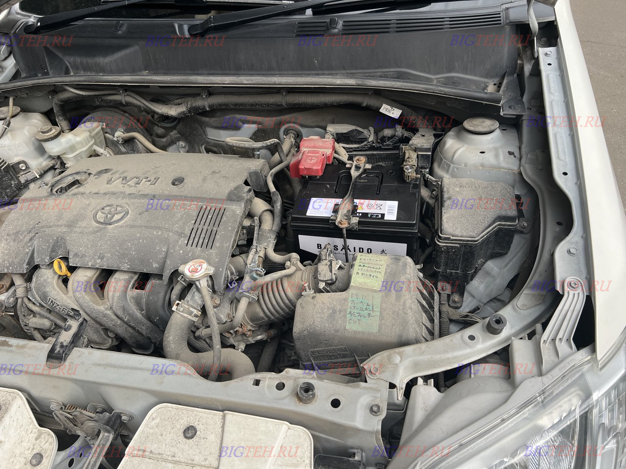 Новый акб. Замена аккумулятора на Toyota Probox Рестайлинг бензин 1.5 (103/109 л.с.) 2014-2020