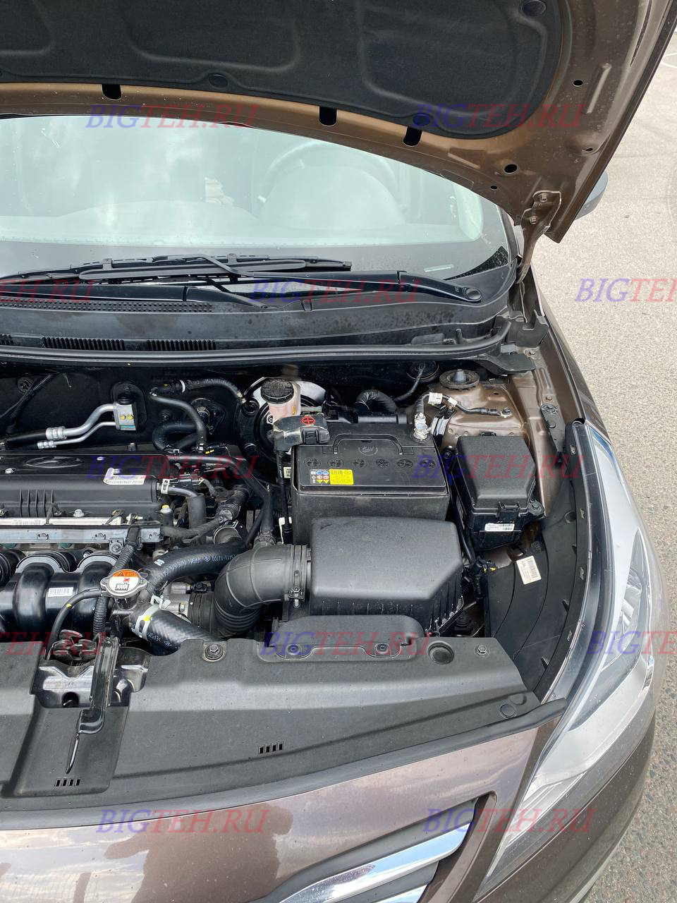 Новый акб. Замена аккумулятора на Hyundai Solaris I Рестайлинг бензин 1.4 (107 л.с.) 2014-2017
