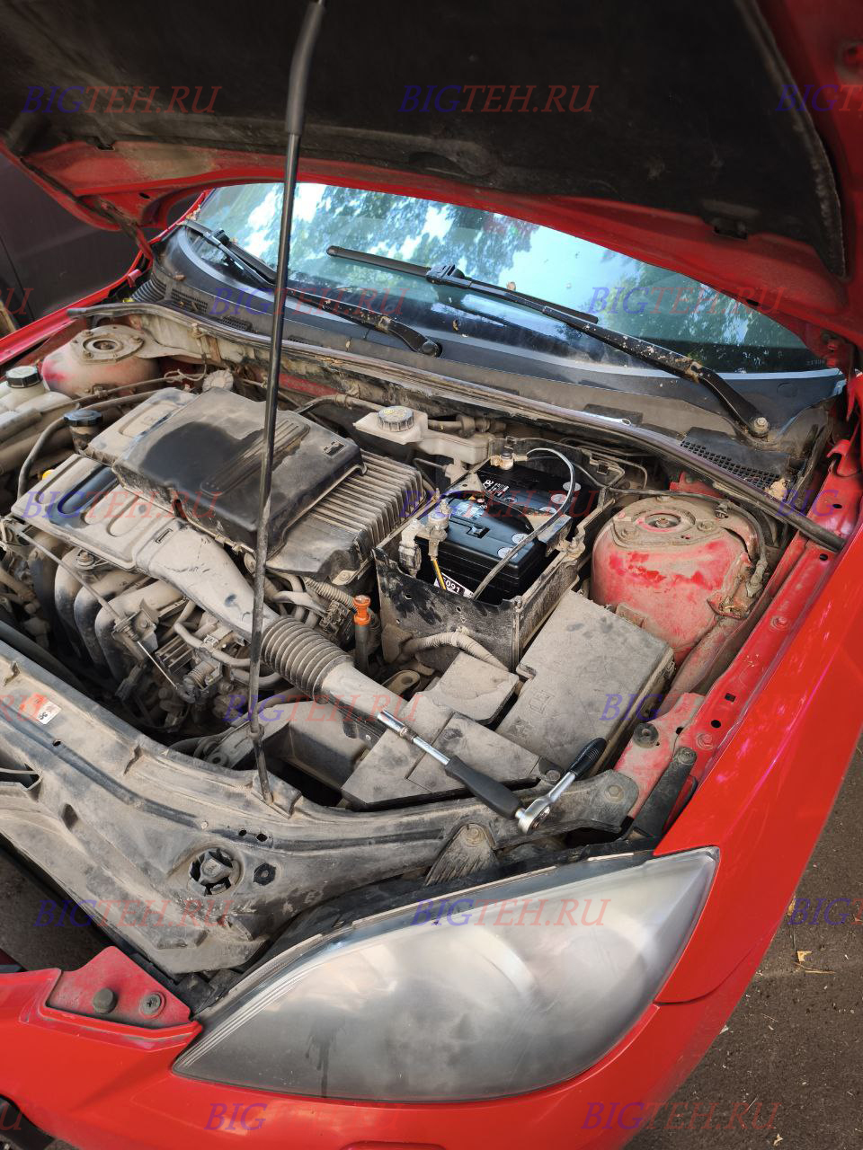 Новый акб. Замена аккумулятора на Mazda 3 (BK) бензин 1.6 (105 л.с.) рестайлинг 2009