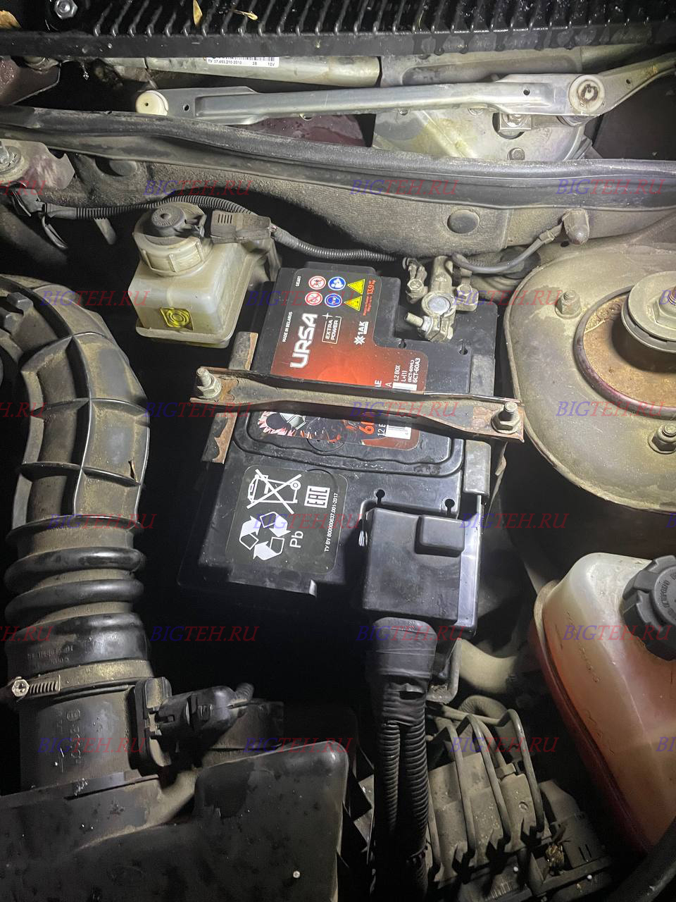 Новый акб. Замена аккумулятора на ВАЗ (ЛАДА) Калина I бензин 1.6 (81/84/90/98 л.с.) 2004-2013