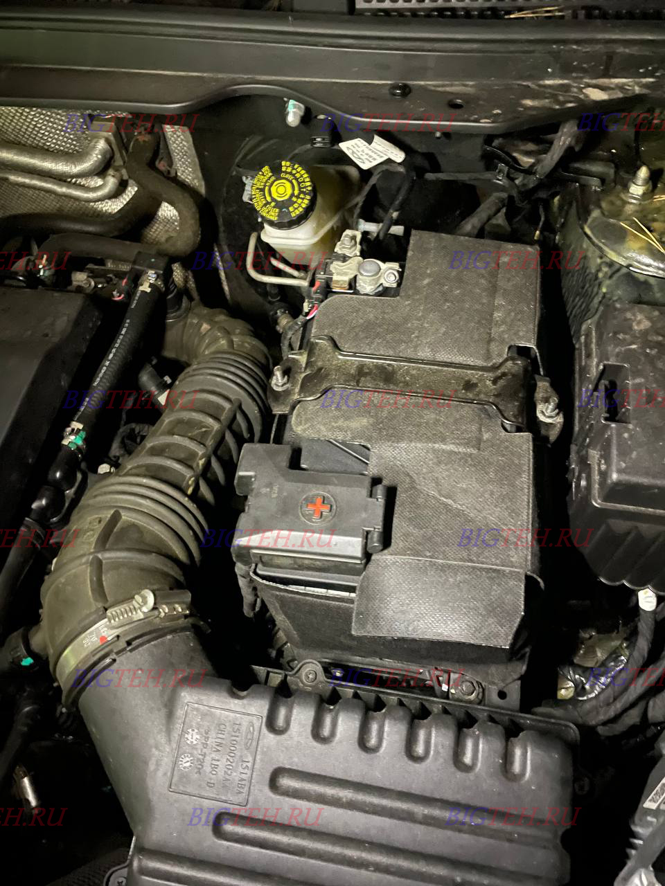 Акб 2. Замена аккумулятора на OMODA C5 I 2022-2026