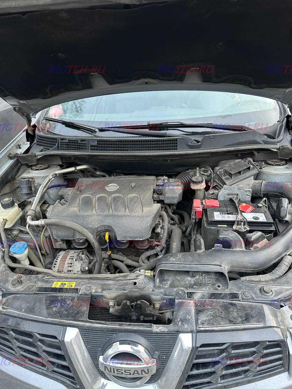 Под капотом 2. Замена аккумулятора на Nissan Qashqai J10 1 бензин 2.0 (141 л.с.) рестайлинг 2010-2013