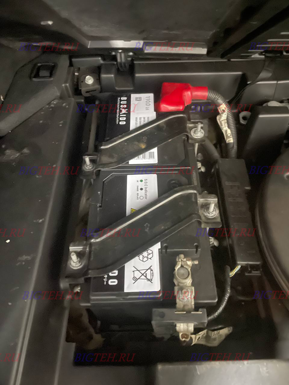 Новая акб. Замена аккумулятора на Инфинити FX30d (S51) дизель 3.0 (238 л.с.) 2008-2012