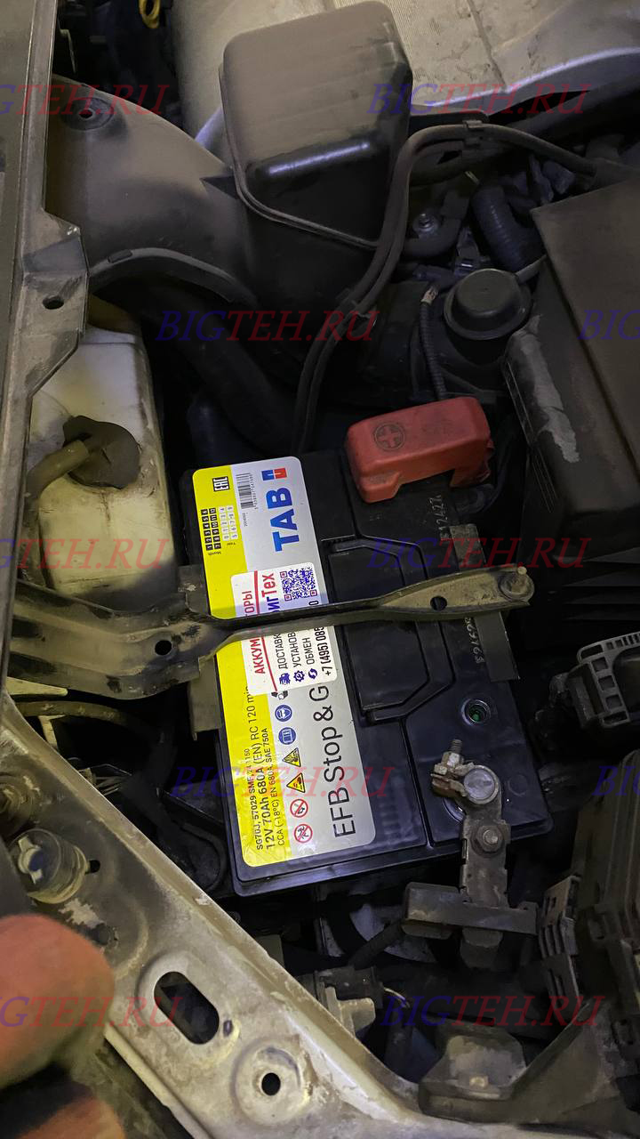 Новый акб. Замена аккумулятора на Lexus RX350 III Рестайлинг бензин 3.5 (277 л.с.) 2012-2015