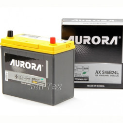 Аккумулятор автомобильный AURORA JIS AGM AX S46B24L 45ач, 370A