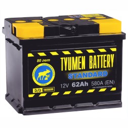 Аккумулятор автомобильный TYUMEN STANDART 62Ah