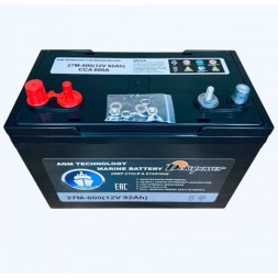 Аккумулятор лодочный DEKAPOWER AGM Marine 27M-800 92Ah