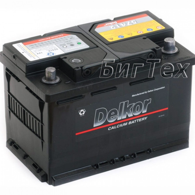 Аккумулятор автомобильный Delkor L3 58014 80 Ач