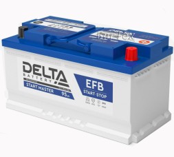 Аккумулятор автомобильный DELTA EFB START MASTER 95Ah