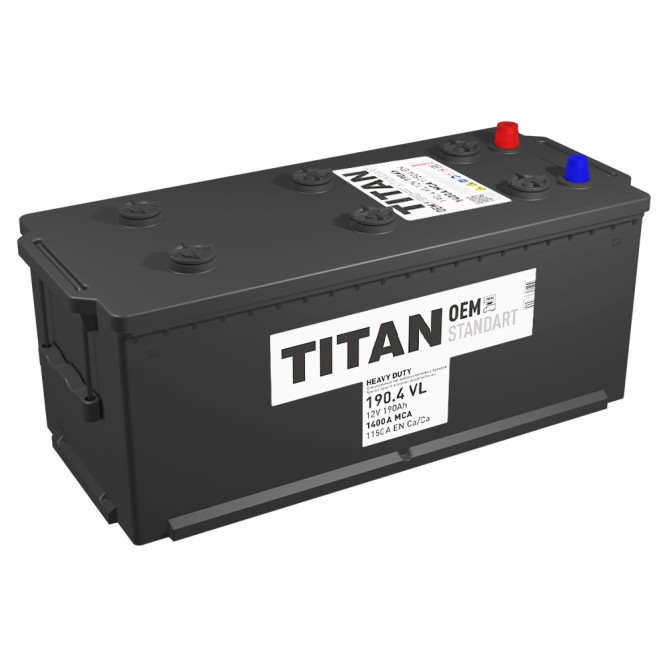 Аккумулятор Titan Standart 6СТ-190.4 L 190 Ач