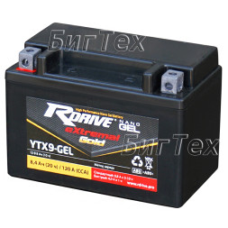 Мото аккумулятор RDrive Gold YTX9 GEL 8 Ач