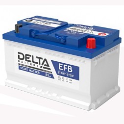 Аккумулятор автомобильный DELTA EFB START MASTER 85Ah