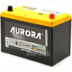 Аккумулятор автомобильный AURORA JIS AGM AX S115D31L 90Ач 800A