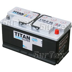 Аккумулятор автомобильный TITAN EURO SILVER 110Ah Аккумулятор автомобильный TITAN EURO SILVER 110Ah