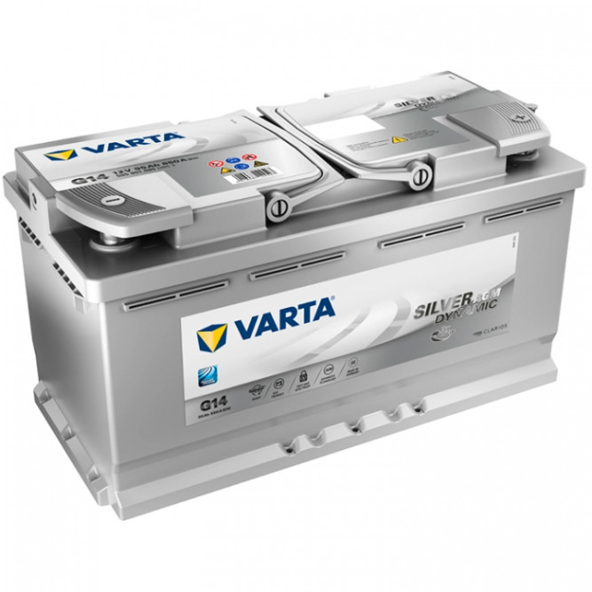 Аккумулятор автомобильный VARTA AGM Silver Dynamic A5 (G14) 95 Ач