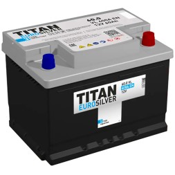 Аккумулятор автомобильный TITAN EURO SILVER 60Ач 600А (низкий) Аккумулятор автомобильный TITAN EURO SILVER 60Ач 600А (низкий)