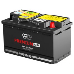 Аккумулятор автомобильный 9999 PREMUIM AGM QNA-400LN4-IS 80Ач 800А