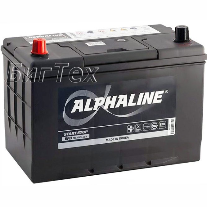 Аккумулятор автомобильный ALPHALINE EFB Start-Stop T110 145D31R 90Ah 850A