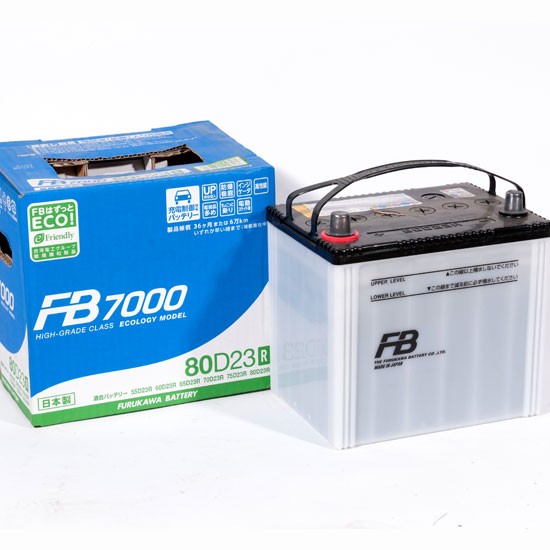 Аккумулятор автомобильный Furukawa FB7000 80D23R 68 Ач