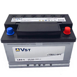Аккумулятор автомобильный Vst Стандарт 74Ач 700А (574 400 070) низкий