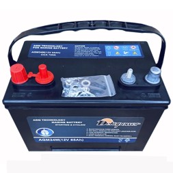 Аккумулятор лодочный DEKAPOWER Marine AGM34M 65Ah 725A
