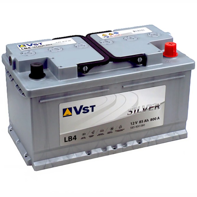 Аккумулятор автомобильный VST Silver 85Ач 800А (585 400 080) 315x175x175