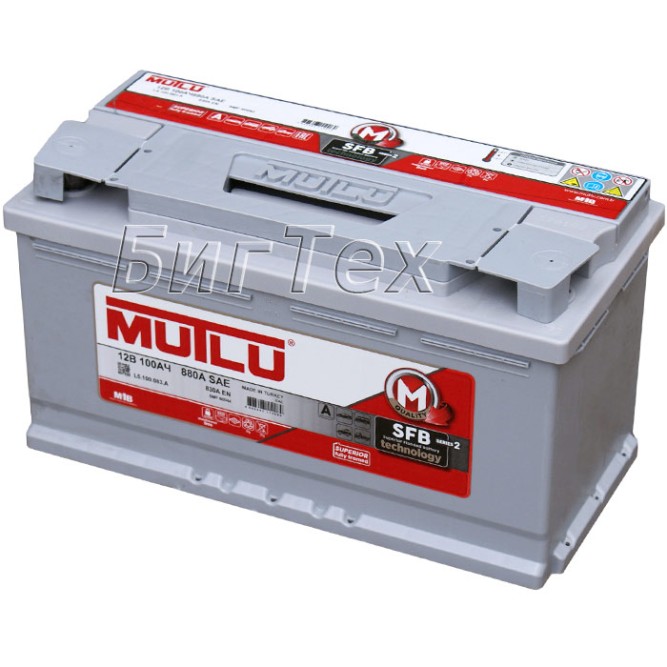 Аккумулятор автомобильный MUTLU SFB M2 L5, 100 Ач
