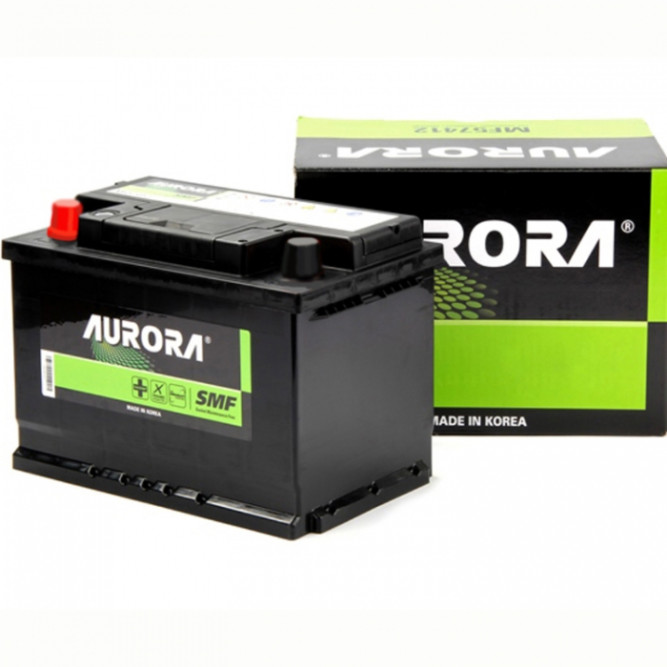 Аккумулятор автомобильный AURORA DIN MF56220 L2R 62 Ач